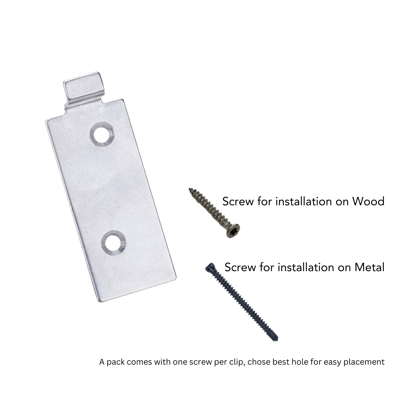 High Rise Fascia Clip and Fastener