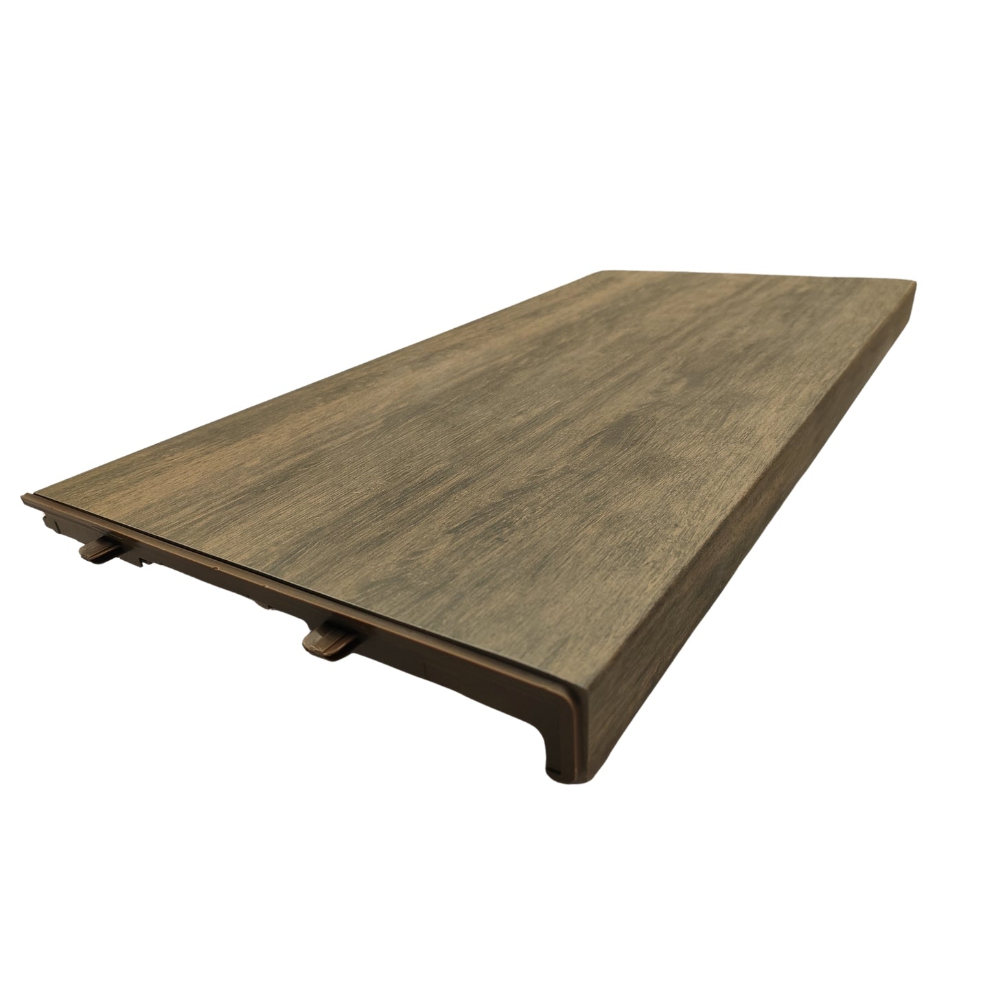 Durable Rainier Edge Standard Bullnose Blocks installed on deck and stairs