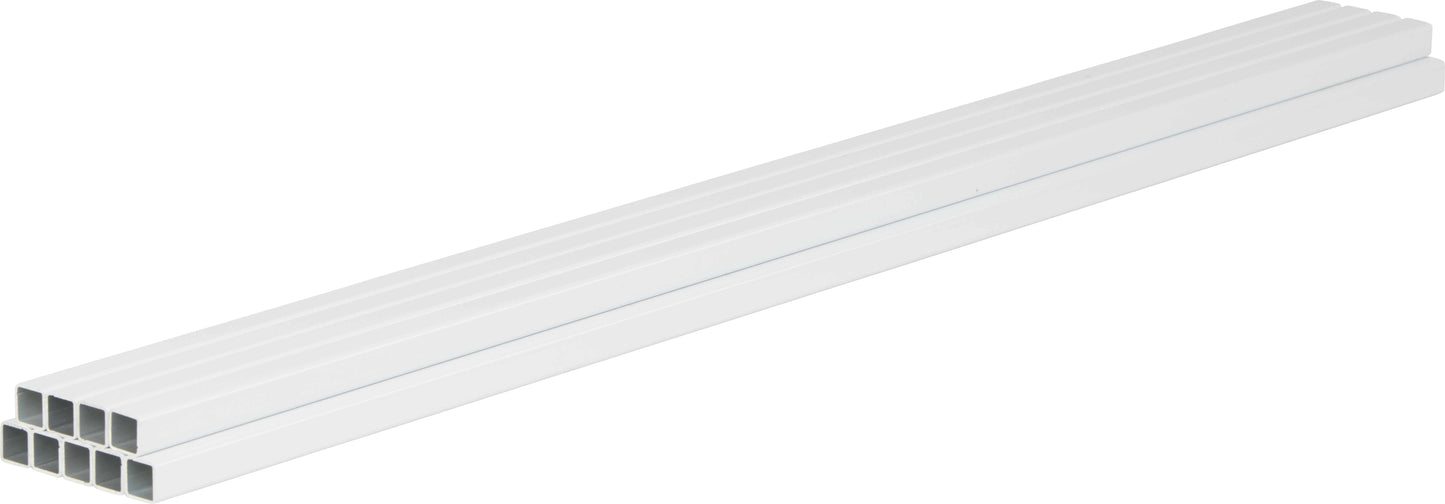 Railing 36" Tall - Aluminum Stair Handrail Kit - Powdercoated White (per 6 feet)