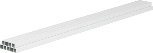Railing 36" Tall - Aluminum Stair Handrail Kit - Powdercoated White (per 6 feet)